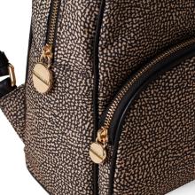 Borbonese Zaino Medium OP Naturale Nero - 4