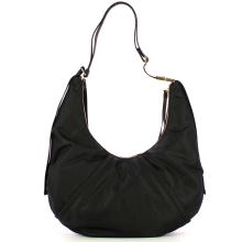 Borbonese Borsa Hobo Medium Dark Black - 3