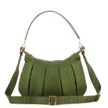 Borbonese Sottospalla Hobo Small Verde Militare - 3