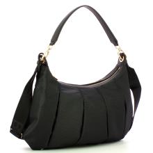Borbonese Hobo Medium Dark Black - 2