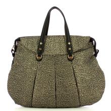 Borbonese Shopping Large OP Naturale Nero - 1