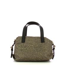 Borbonese Bauletto Mini OP Naturale Nero - 3