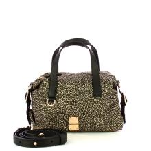 Borbonese Bauletto Mini OP Naturale Nero - 4
