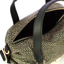Borbonese Bauletto Mini OP Naturale Nero - 5