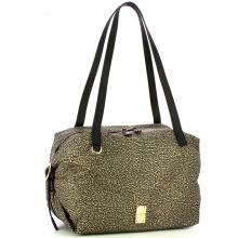Borbonese Borsa shopping Medium OP Naturale Nero - 2