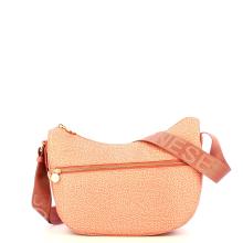 Borbonese Luna Small Lipstick Recycled Nylon Bag with pocket - 1