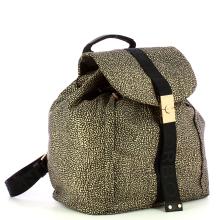 Borbonese Zaino Medium OP Naturale Nero - 2
