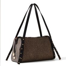 Borbonese Bauletto Metropole Medium OP Naturale Nero - 2