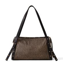 Borbonese Bauletto Metropole Medium OP Naturale Nero - 3
