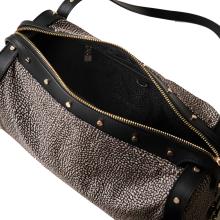 Borbonese Bauletto Metropole Medium OP Naturale Nero - 4