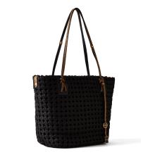 Borbonese Shopping Bag La Nido Large Nero OP Naturale - 2