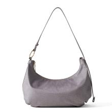 Borbonese Hobo Bag Bond Medium Cloud - 1