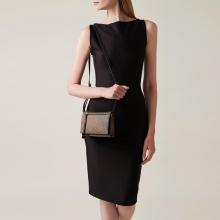 Borbonese Mini Tracolla Livre Op Naturale Nero - 5
