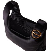 Borbonese Borsa a mano Twinnie Small in velluto Nero - 5