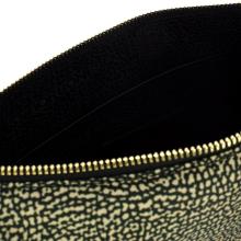 Borbonese Borsa a spalla Cahier Medium OP Naturale Nero - 5
