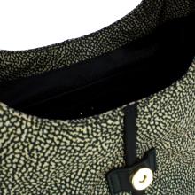 Borbonese Borsa Hobo Medium Cottage OP Naturale Nero - 4