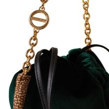 Borbonese Mini Borsa Coquille Alloro OP Naturale - 4