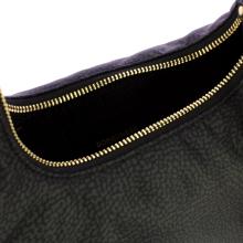 Borbonese Hobo Bag Twinnie Small Dark Black - 4