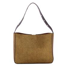 Borbonese Borsa Secchiello Small OP Naturale Nero - 3