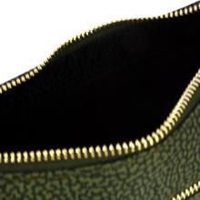 Borbonese Mini Borsa Luna Bag con taschino in Nylon Riciclato Alloro - 4
