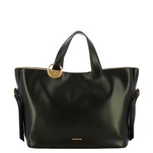 Borbonese Borsa a mano Bridle Medium Nero OP Naturale - 1