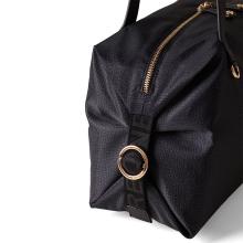 Borbonese Borsa shopping Medium Dark Black - 4
