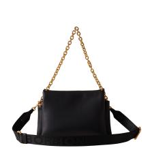 Borbonese Borsa Trifolder Mini Rondo' Nero OP Naturale - 3