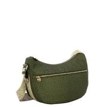 Borbonese Borsa Luna Bag Small con taschino in Nylon Riciclato Alloro - 2