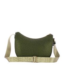 Borbonese Borsa Luna Bag Small con taschino in Nylon Riciclato Alloro - 3