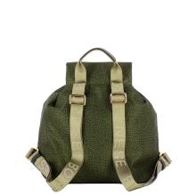 Borbonese Zaino Medium in Nylon Riciclato Alloro - 3