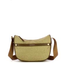 Borbonese Tracolla Luna Bag Small Verde Olio - 1