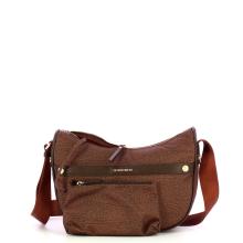 Borbonese Tracolla Luna Bag Small Terracotta - 4