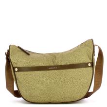 Borbonese Tracolla Luna Bag Medium Verde Olio - 1