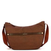 Borbonese Tracolla Luna Bag Medium Terracotta - 1