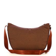 Borbonese Tracolla Luna Bag Medium Terracotta - 3