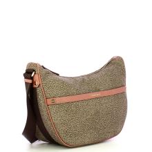 Borbonese Tracolla Luna Bag Medium OP Naturale Cipria - 2