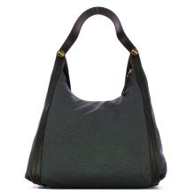 Borbonese Borsa Hobo Medium Nero - 3