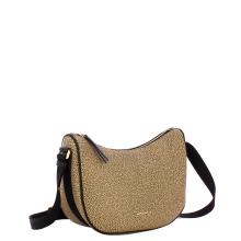 Borbonese Tracolla Luna Bag Smal OP Naturale Nero - 2