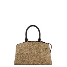 Borbonese Borsa a mano Small OP Naturale Nero - 1