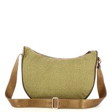 Borbonese Tracolla Luna Bag Middle Verde Olio - 3