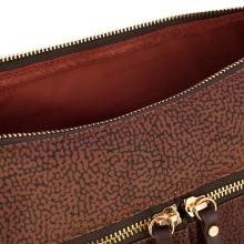 Borbonese Tracolla Luna Bag Middle Terracotta - 5