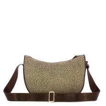 Borbonese Tracolla Luna Bag Small OP Naturale Testa Moro - 3