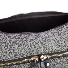 Borbonese Tracolla Luna Bag Small OP Naturale Testa Moro - 5