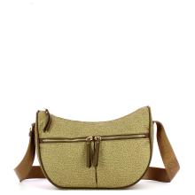 Borbonese Tracolla Luna Bag Small Verde Olio - 1