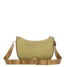 Borbonese Tracolla Luna Bag Small Verde Olio - 3