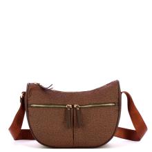 Borbonese Tracolla Luna Bag Small Terracotta - 1