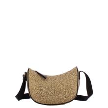 Borbonese Tracollina Luna Bag Mini OP Naturale Nero - 1