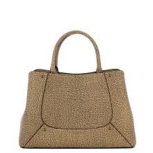 Borbonese Borsa a mano Medium OP Naturale Nero - 1