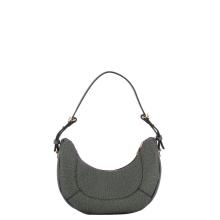 Borbonese Borsa Hobo Small Ardesia - 3