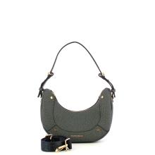 Borbonese Borsa Hobo Small Ardesia - 4